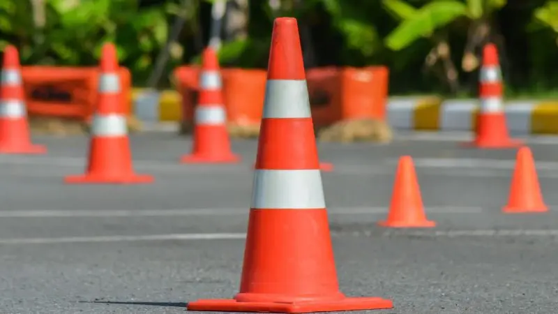 Plastic traffic cone